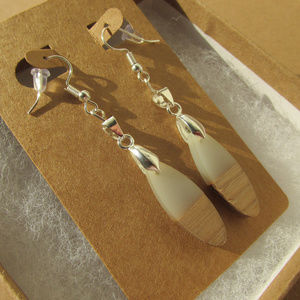 18K WG Plated Multi Media Naturals Earrings